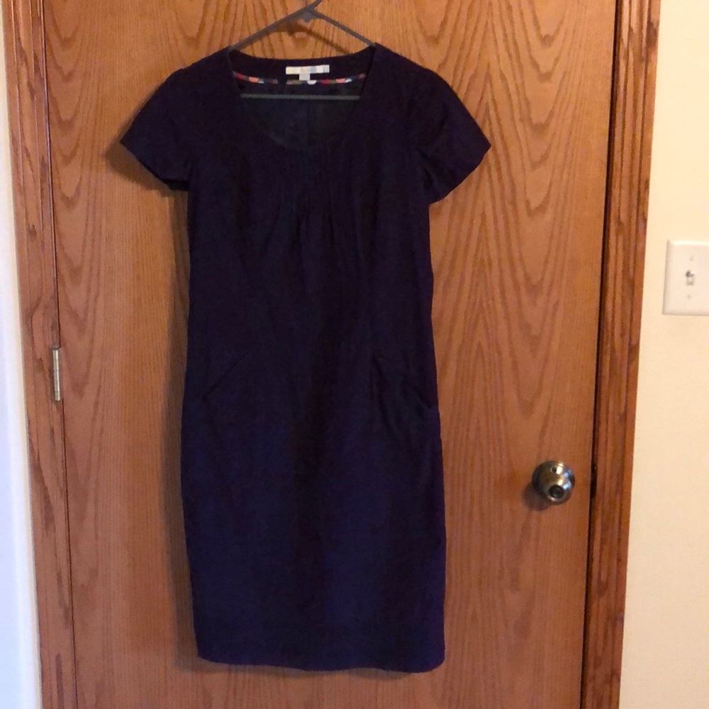 Purple corduroy Boden dress